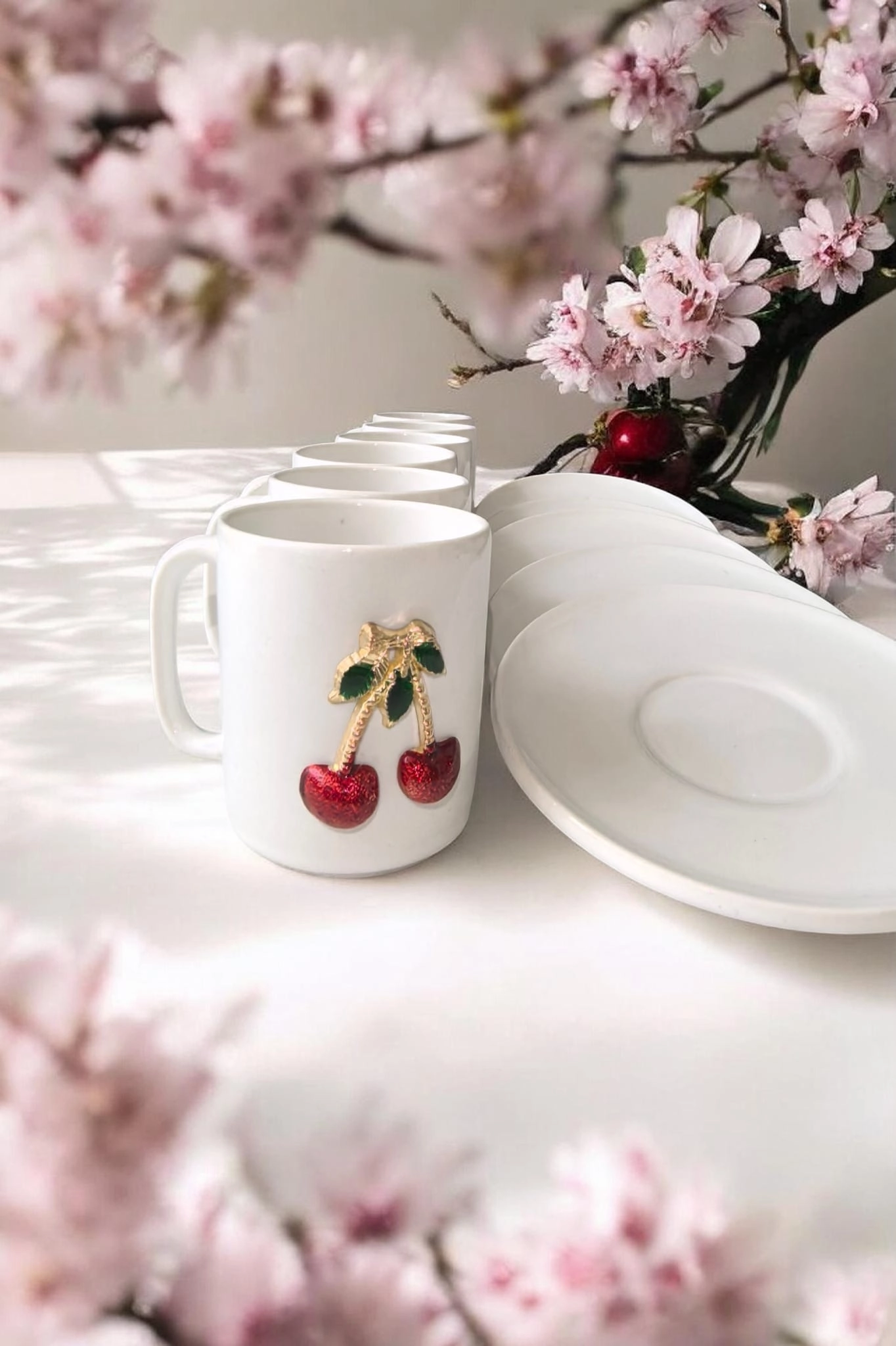 ArsimHome Zamak Kirazlı 6 Kişilik 12 Parça 