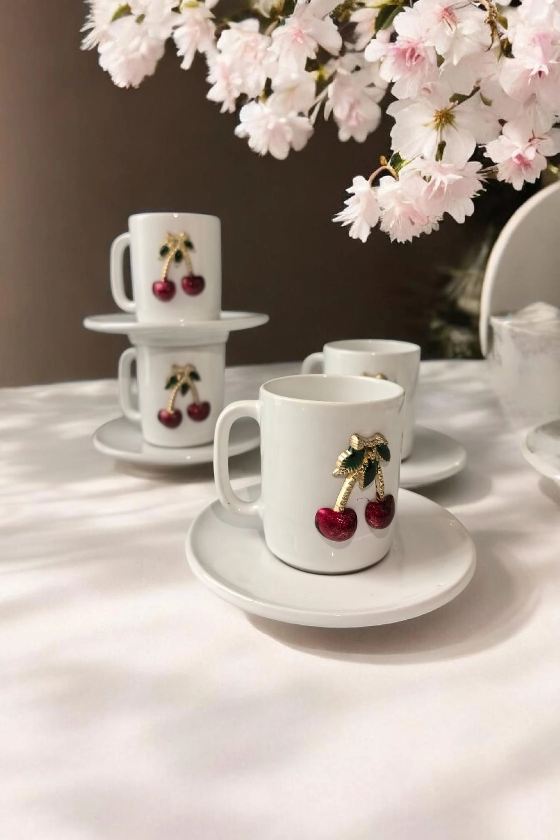 ArsimHome Zamak Kirazlı 6 Kişilik 12 Parça 