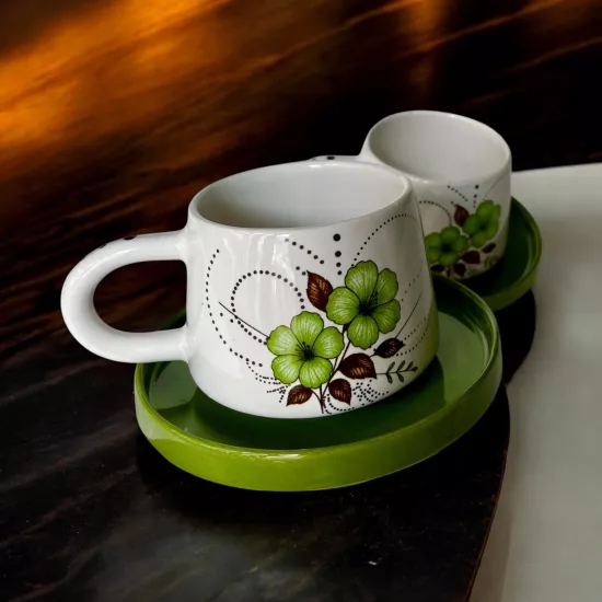 6 Kişilik 12 Parça Keyif Desen Kupa Takımı