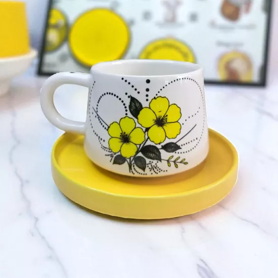 6 Kişilik 12 Parça Keyif Desen Kupa Takımı