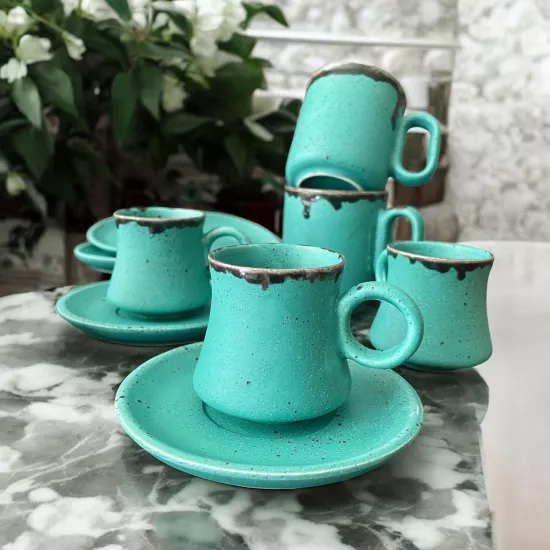 ArsimHome Mat 6 Kişilik 12 Parça Fincan Takımı