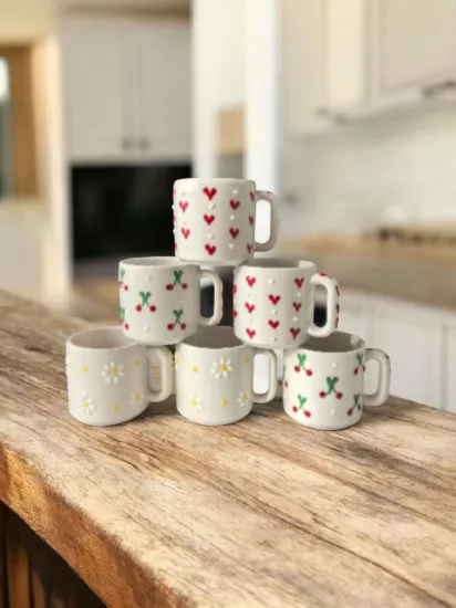 6’lı ArsimHome Desenli Kupa