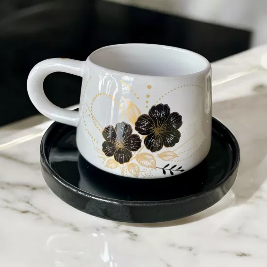 6 Kişilik 12 Parça Keyif Desen Kupa Takımı