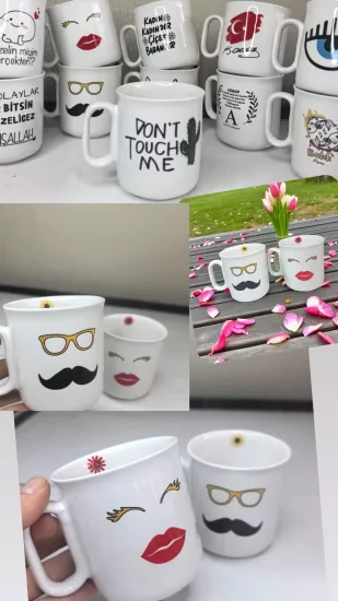 4’lü ArsimHome Desenli Kupa