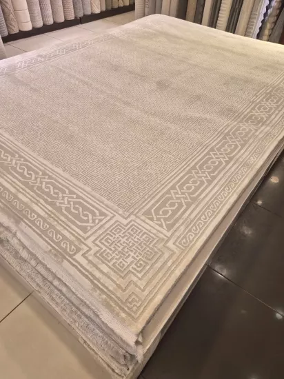 200 x 290 6m2 -Krem Desenli Makine Halısı