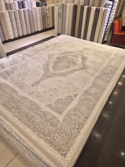 200 x 290 6m2 -Gri Krem Desenli Makine Halısı