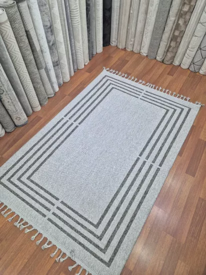 160 x 230  4m2 -Gri Antrasit  Kampanyalı Makine Halısı