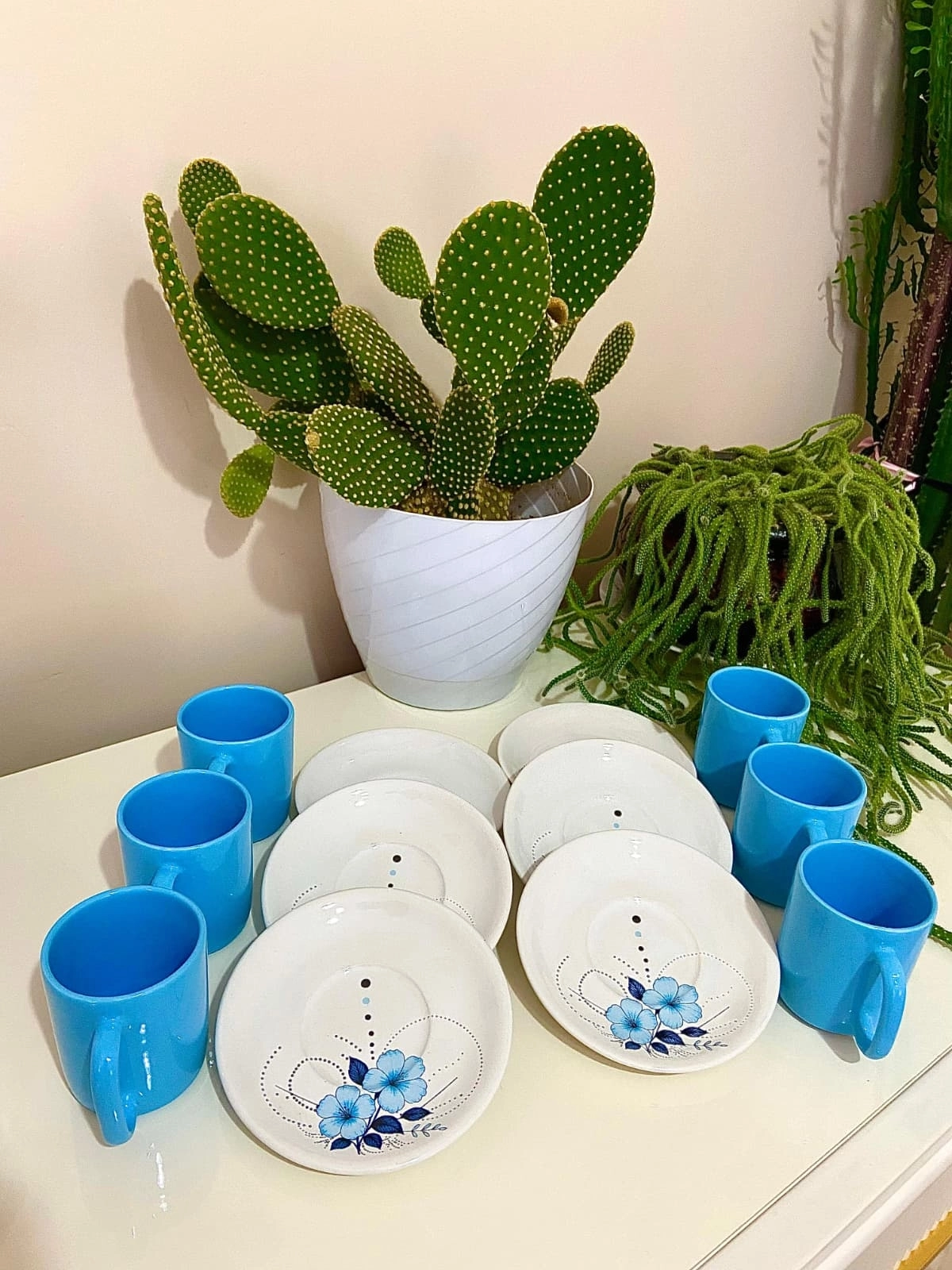 ArsimHome Mavi 6 Kişilik 12 Parça Fincan Takımı