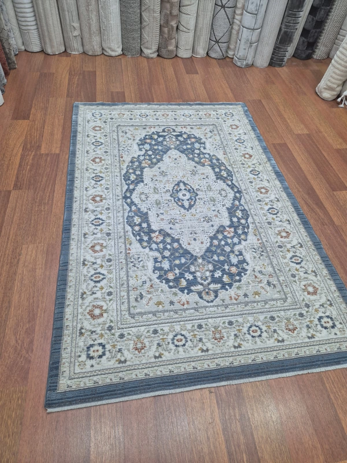Mavi Vintage Halı