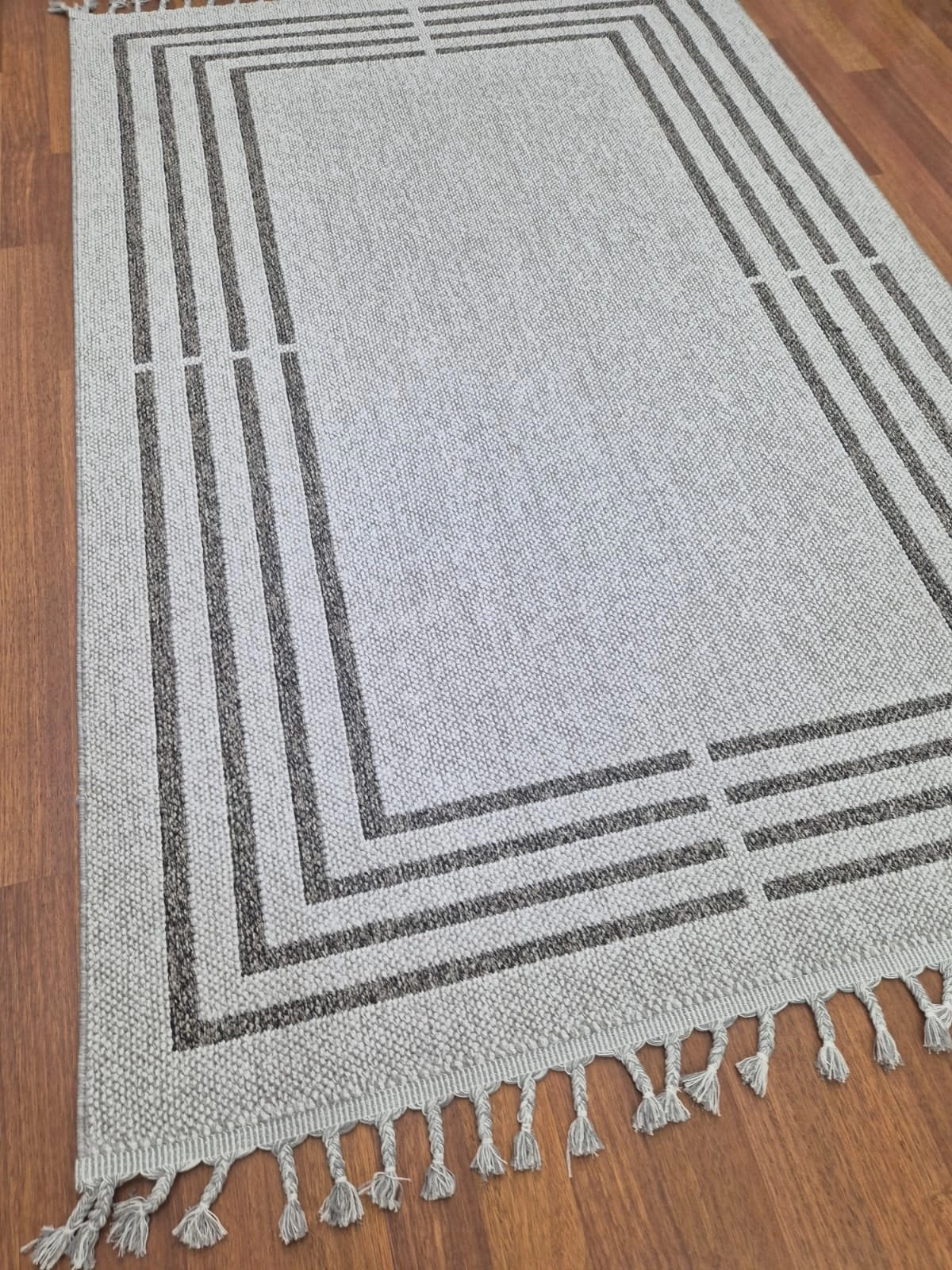 160 x 230  4m2 -Gri Antrasit  Kampanyalı Makine Halısı